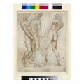 Study of Three Nude Bearers By Raphael