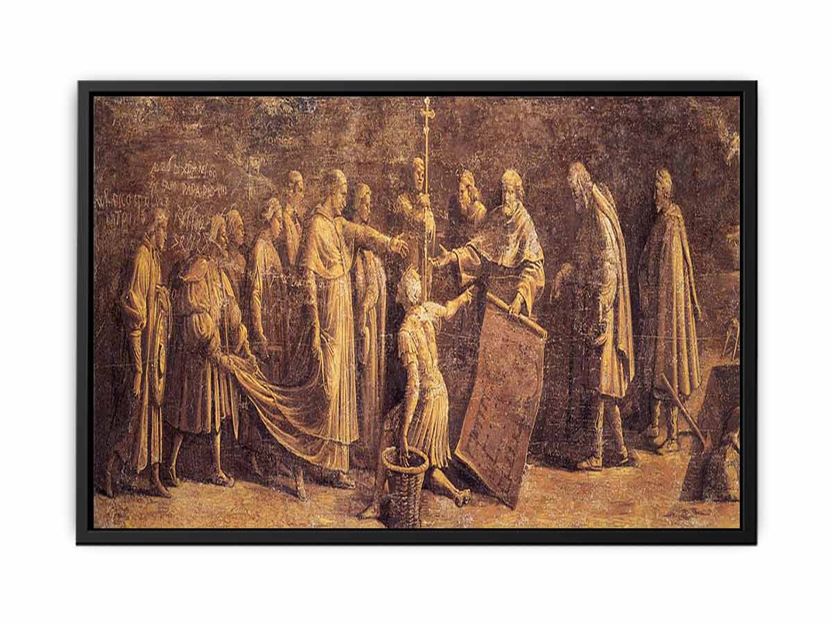 Laying the Foundation for the Old Saint Peter's Basilica By Raphael