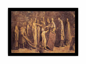 Laying the Foundation for the Old Saint Peter's Basilica By Raphael