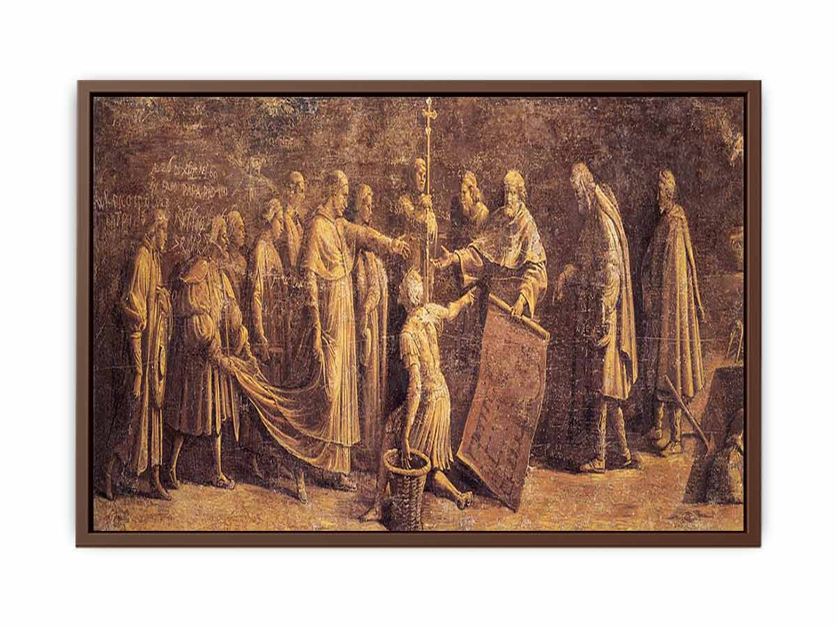 Laying the Foundation for the Old Saint Peter's Basilica By Raphael