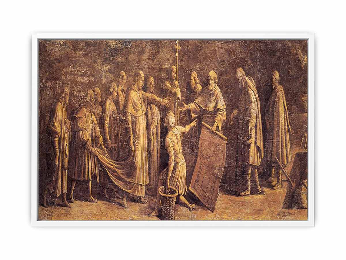 Laying the Foundation for the Old Saint Peter's Basilica By Raphael