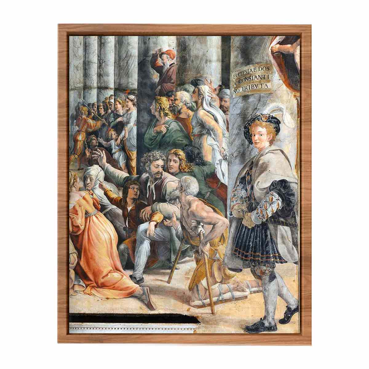 The Donation of Rome By Raphael