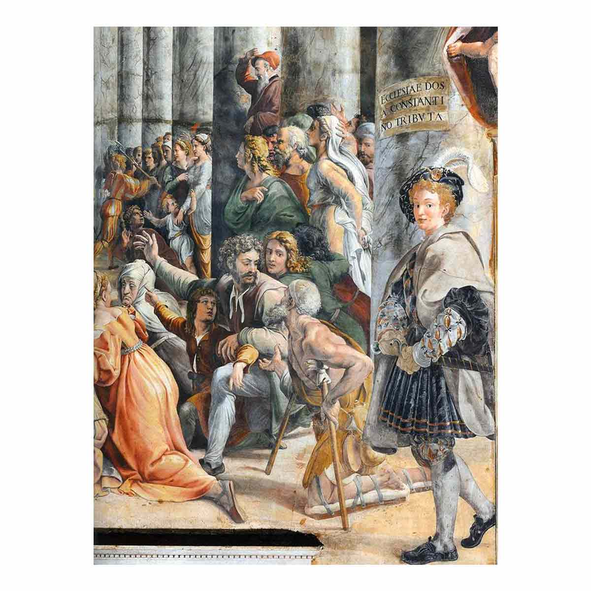 The Donation of Rome By Raphael