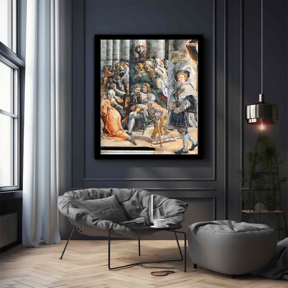 The Donation of Rome By Raphael
