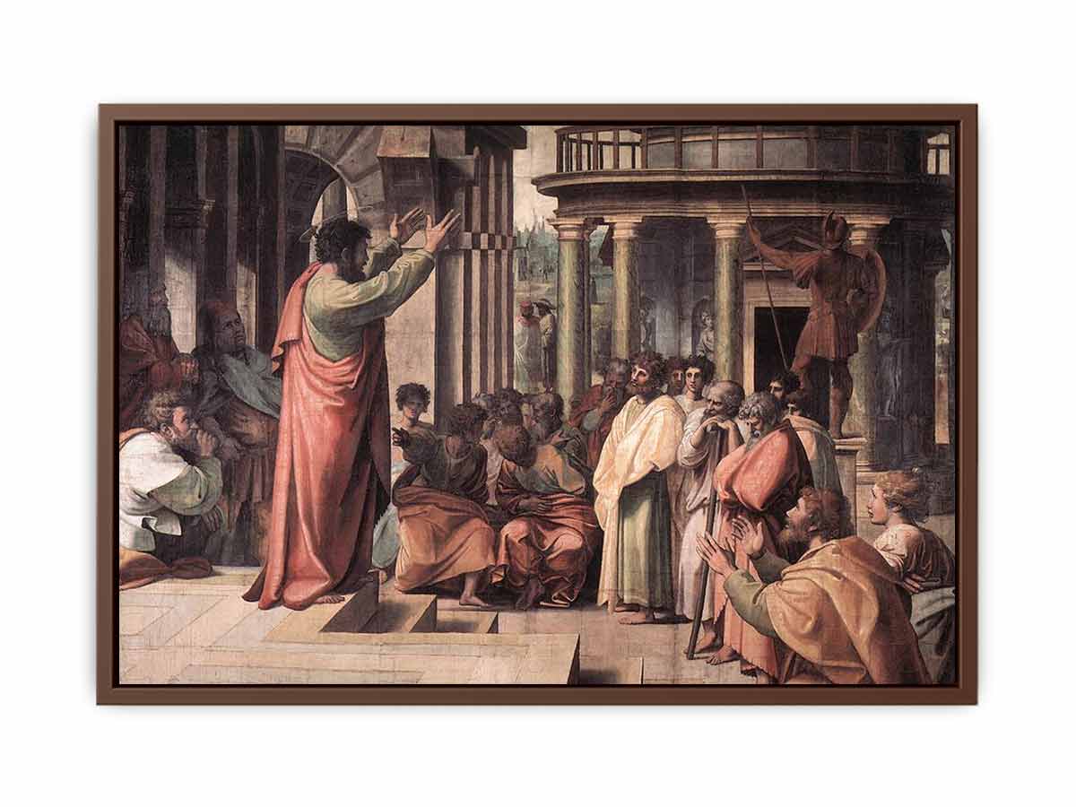 St Paul Preaching in Athens By Raphael