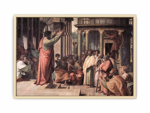 St Paul Preaching in Athens By Raphael