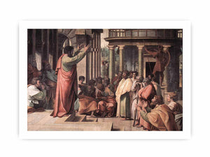 St Paul Preaching in Athens By Raphael