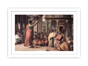 St Paul Preaching in Athens By Raphael