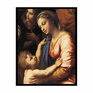The Holy Family (detail) By Raphael