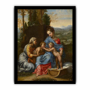 The Holy Family in a Landscape Edit this at Wikidata By Raphael
