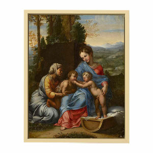 The Holy Family in a Landscape Edit this at Wikidata By Raphael