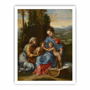 The Holy Family in a Landscape Edit this at Wikidata By Raphael