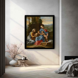 The Holy Family in a Landscape Edit this at Wikidata By Raphael