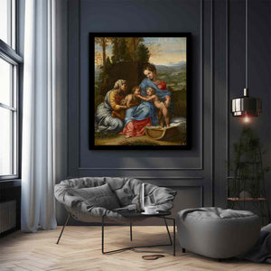 The Holy Family in a Landscape Edit this at Wikidata By Raphael