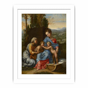 The Holy Family in a Landscape Edit this at Wikidata By Raphael