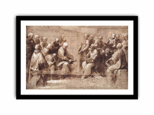 Design for the lower half of the Disputa By Raphael