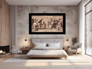 Design for the lower half of the Disputa By Raphael
