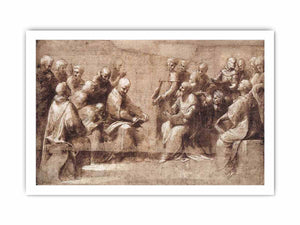Design for the lower half of the Disputa By Raphael