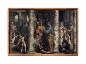 Healing of the Lame Man By Raphael