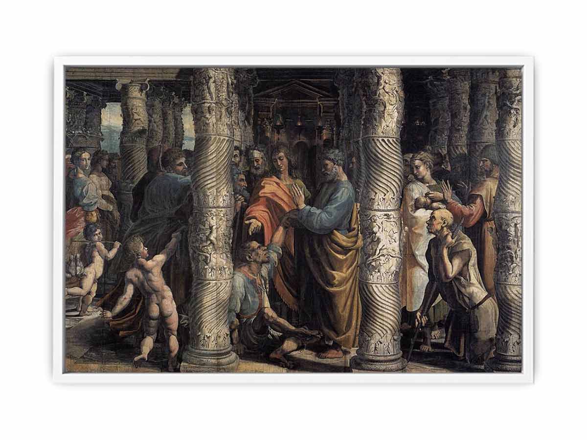 Healing of the Lame Man By Raphael