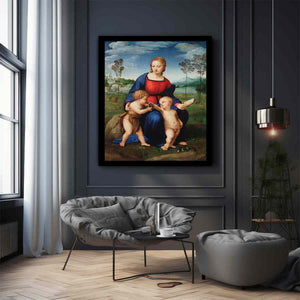 Virgen del jilguero Italian: Madonna del cardellino By Raphael