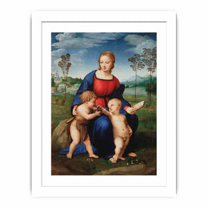 Virgen del jilguero Italian: Madonna del cardellino By Raphael