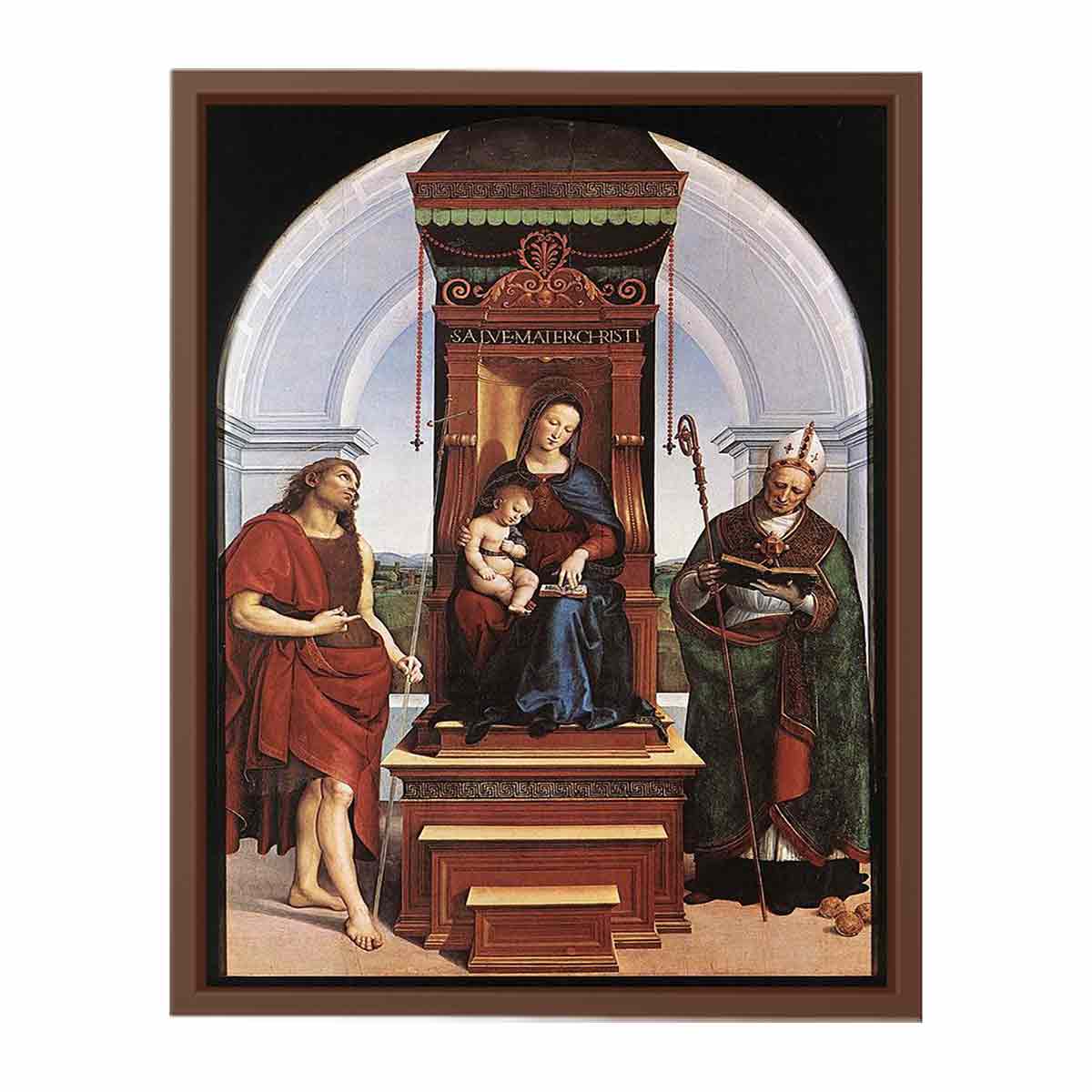 Madonna and Child Alternative title(s):The Ansidei Altarpiece By Raphael