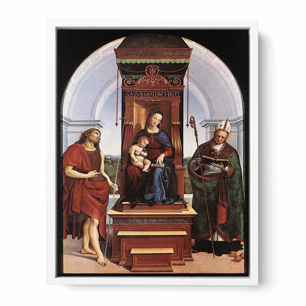 Madonna and Child Alternative title(s):The Ansidei Altarpiece By Raphael