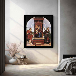 Madonna and Child Alternative title(s):The Ansidei Altarpiece By Raphael