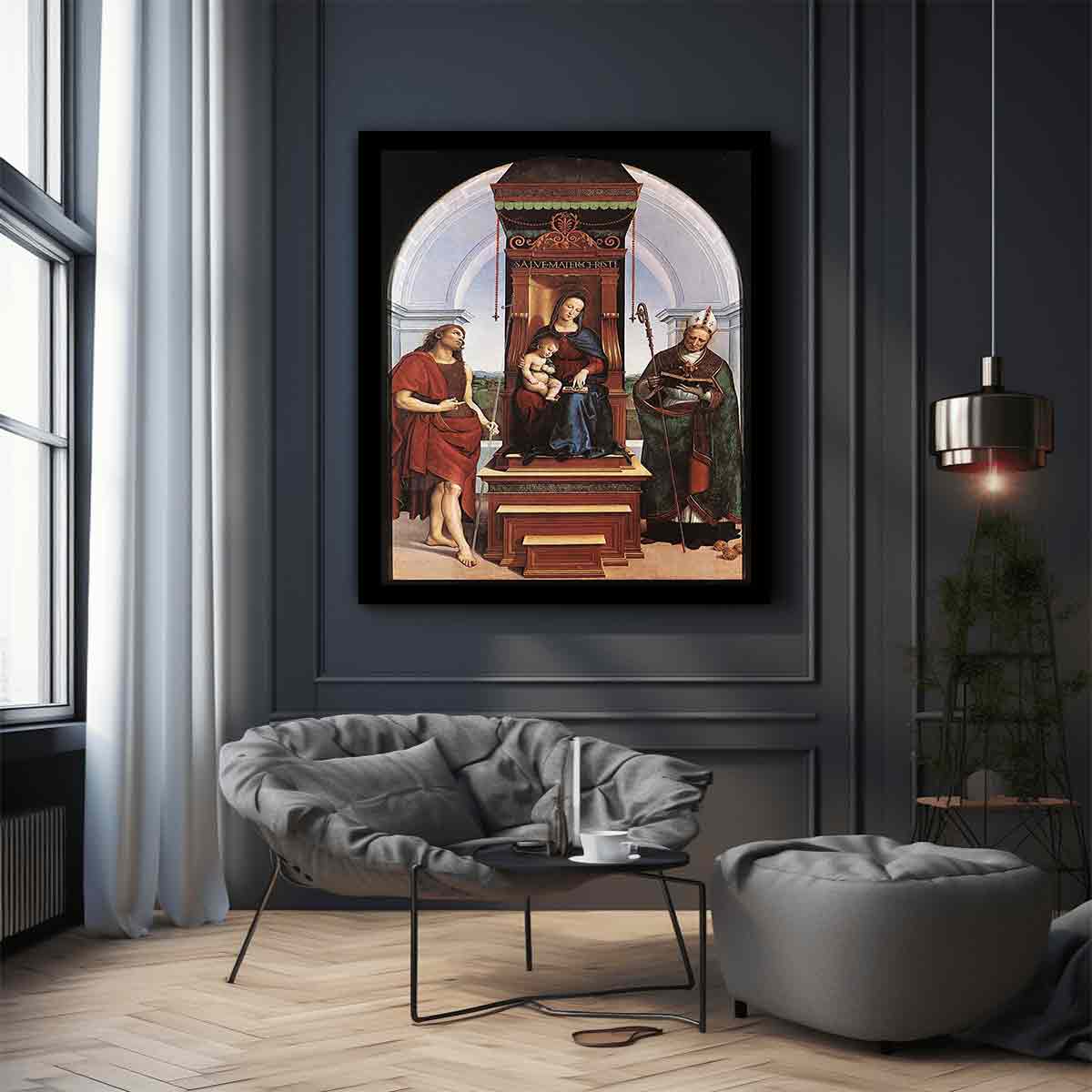 Madonna and Child Alternative title(s):The Ansidei Altarpiece By Raphael