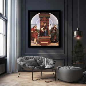 Madonna and Child Alternative title(s):The Ansidei Altarpiece By Raphael