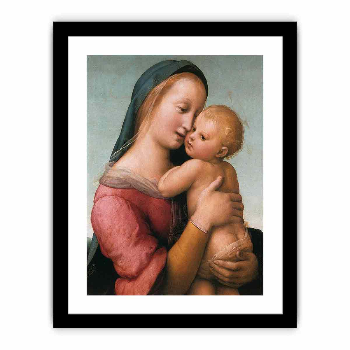 The Tempi Madonna (detail) By Raphael
