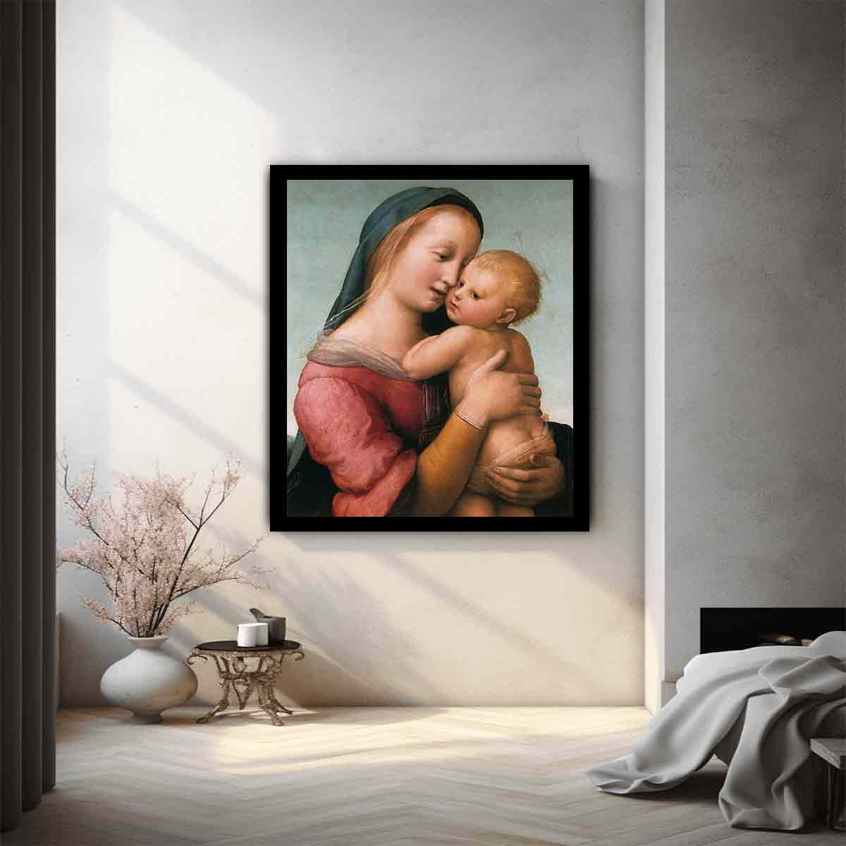 The Tempi Madonna (detail) By Raphael