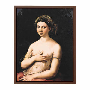 La fornarina or Portrait of a young woman By Raphael