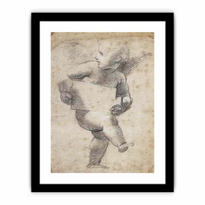 Winged Putto with Cartello By Raphael