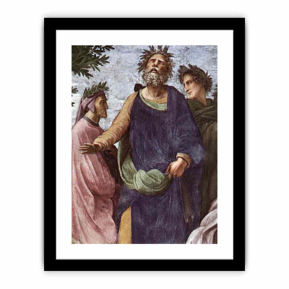 The Parnassus (detail) By Raphael