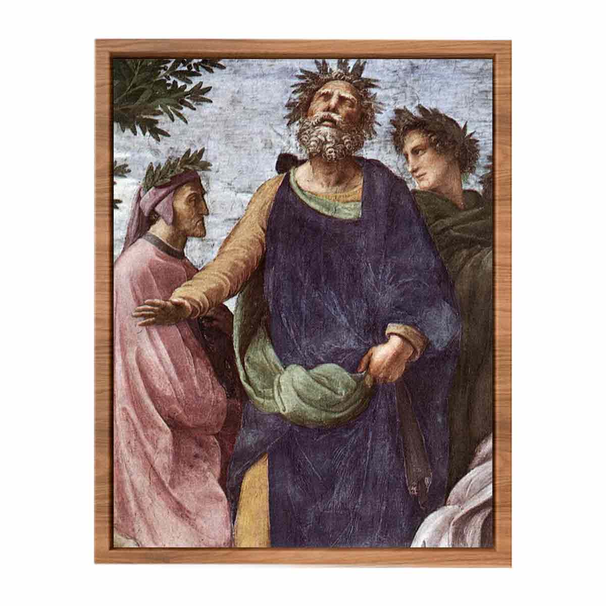 The Parnassus (detail) By Raphael