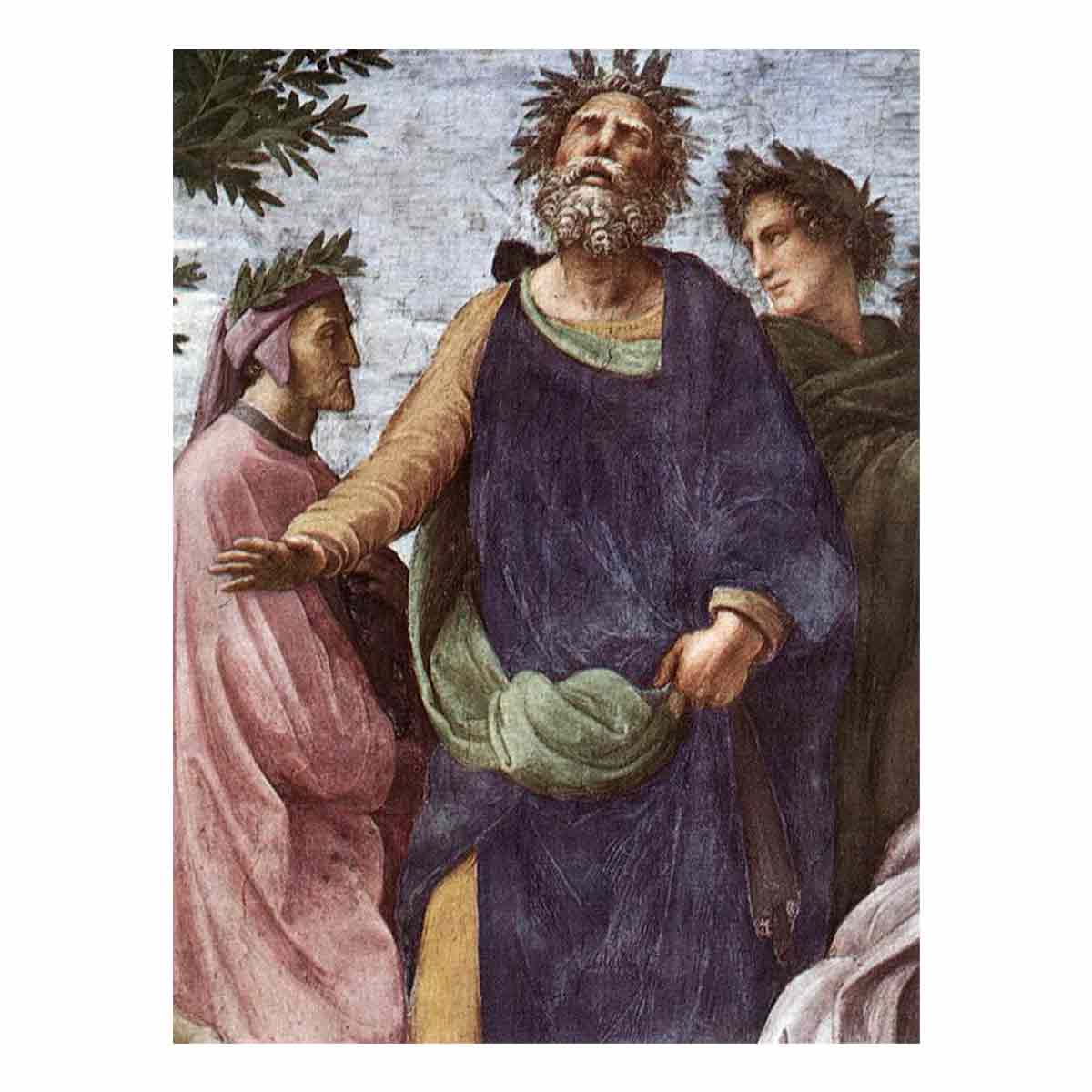 The Parnassus (detail) By Raphael