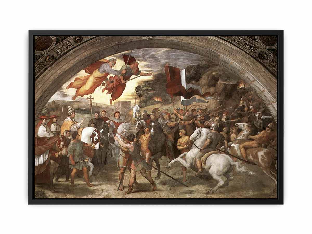 The Meeting between Leo the Great (painted as a portrait of Leo X) and Attila By Raphael