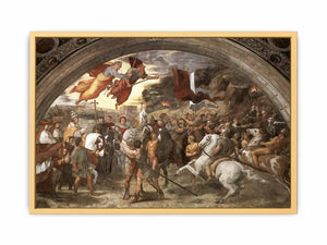 The Meeting between Leo the Great (painted as a portrait of Leo X) and Attila By Raphael