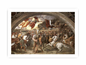 The Meeting between Leo the Great (painted as a portrait of Leo X) and Attila By Raphael