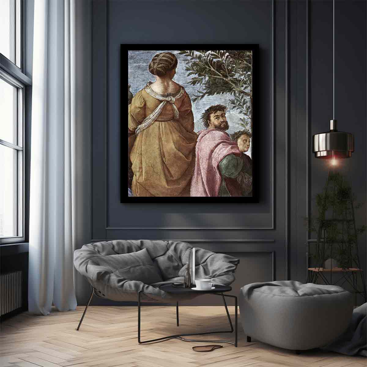 The Parnassus (detail) By Raphael