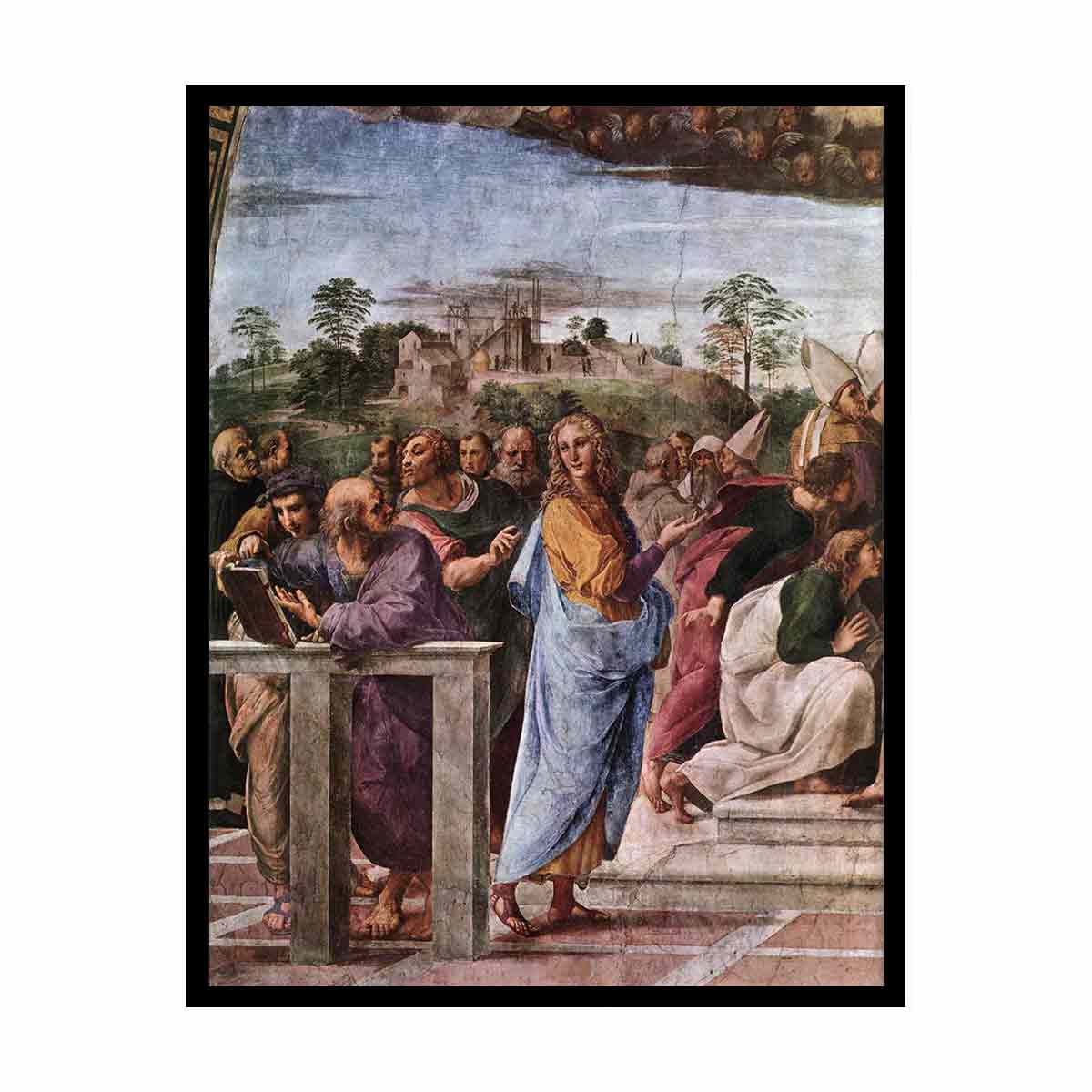 La Disputa (detail) By Raphael