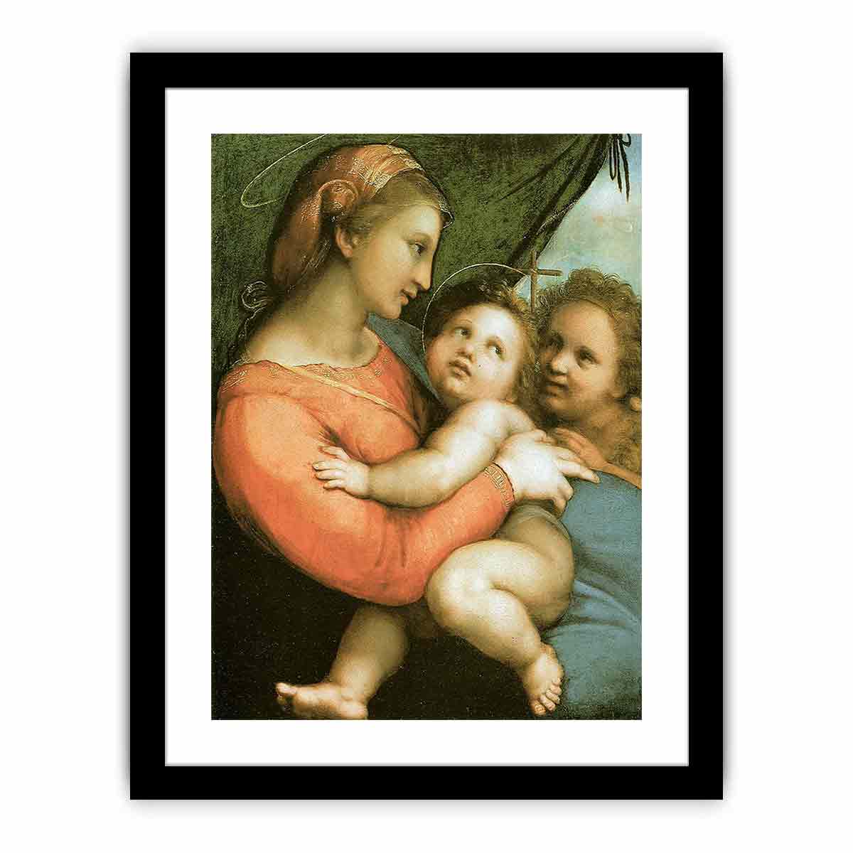 Madonna of the Curtain By Raphael