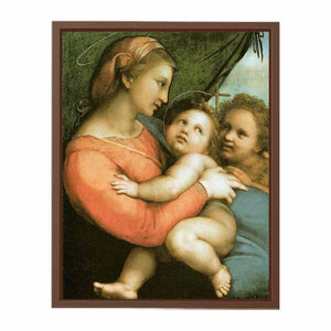 Madonna of the Curtain By Raphael