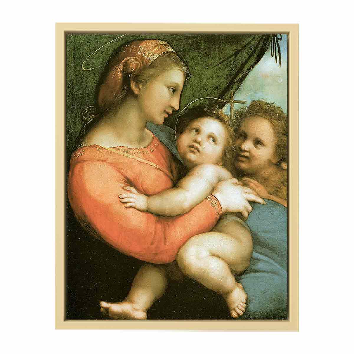 Madonna of the Curtain By Raphael