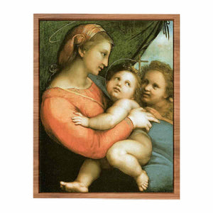 Madonna of the Curtain By Raphael