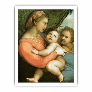 Madonna of the Curtain By Raphael