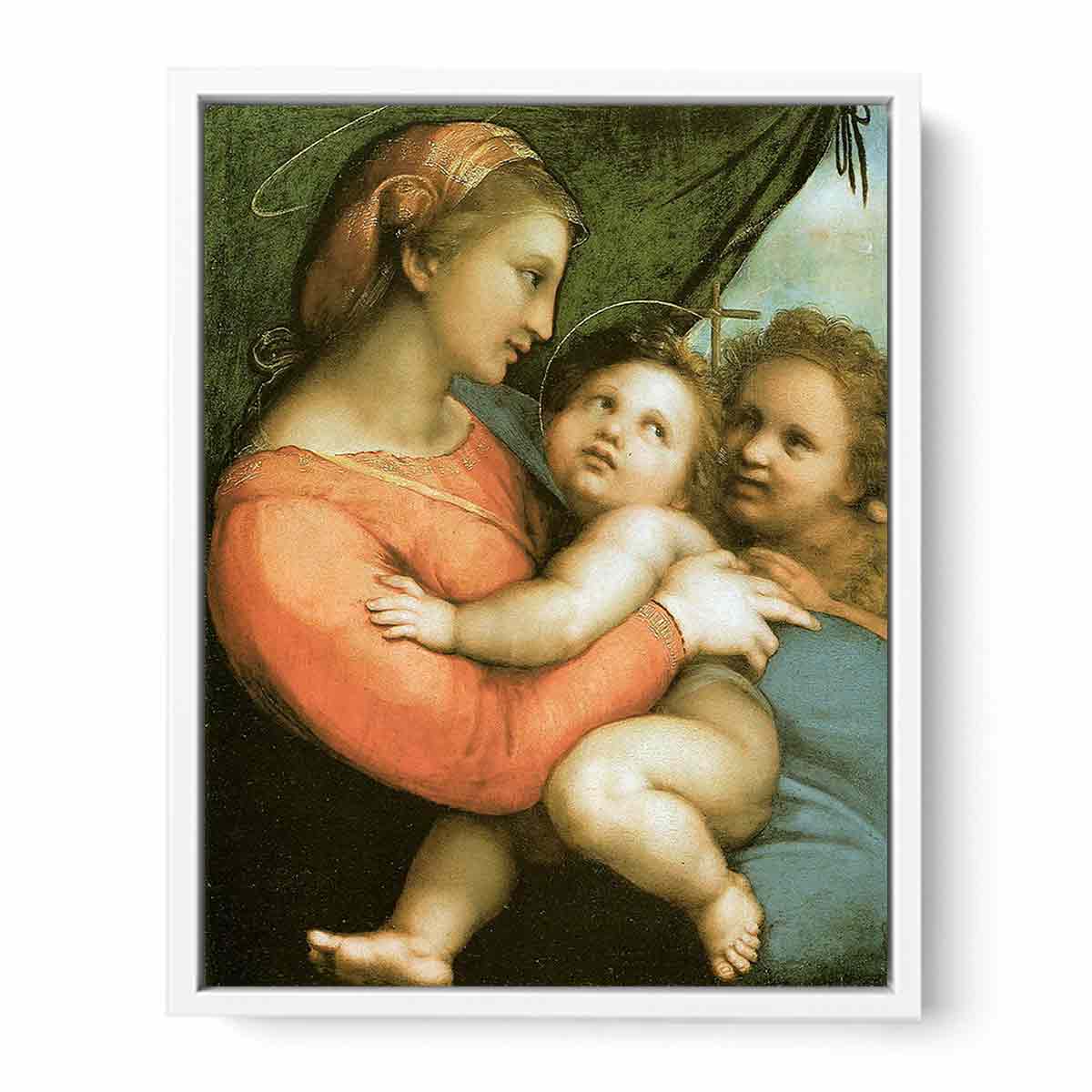 Madonna of the Curtain By Raphael