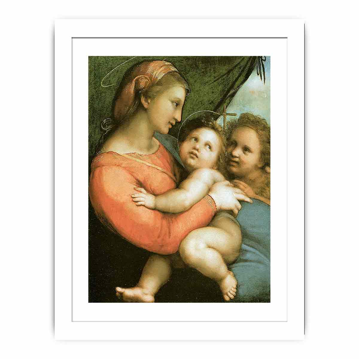 Madonna of the Curtain By Raphael